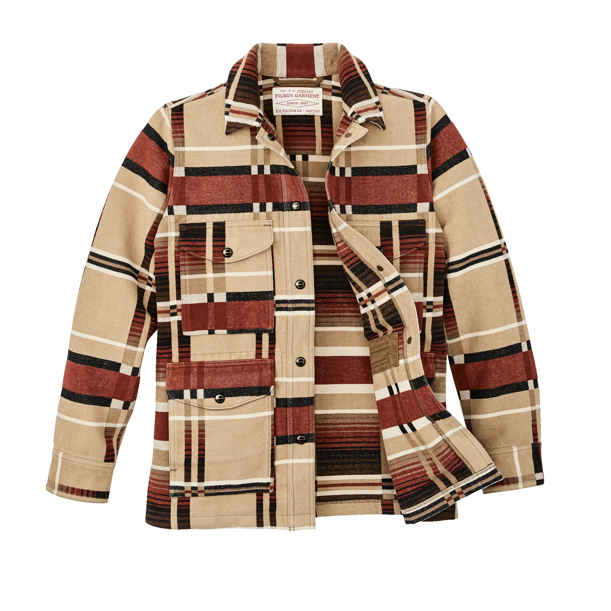 Women's Beartooth Work Coat - Bloodstone / Tan Ombre sold by Filson product image thumbnail 3