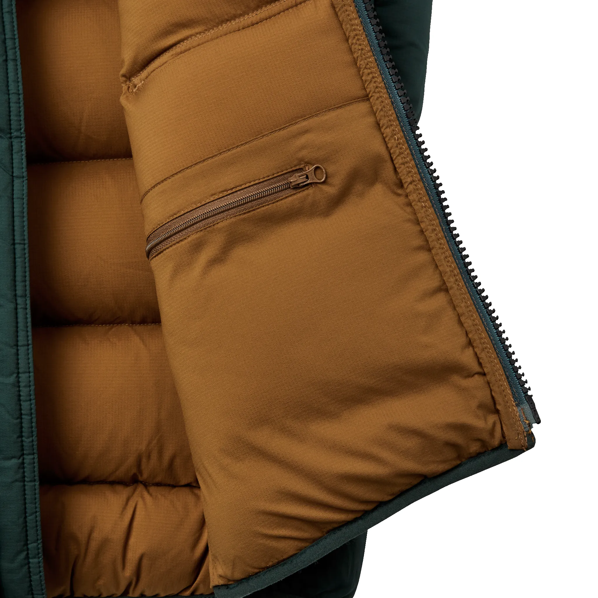 Featherweight Down Vest - Fir / Whiskey sold by Filson product image thumbnail 5