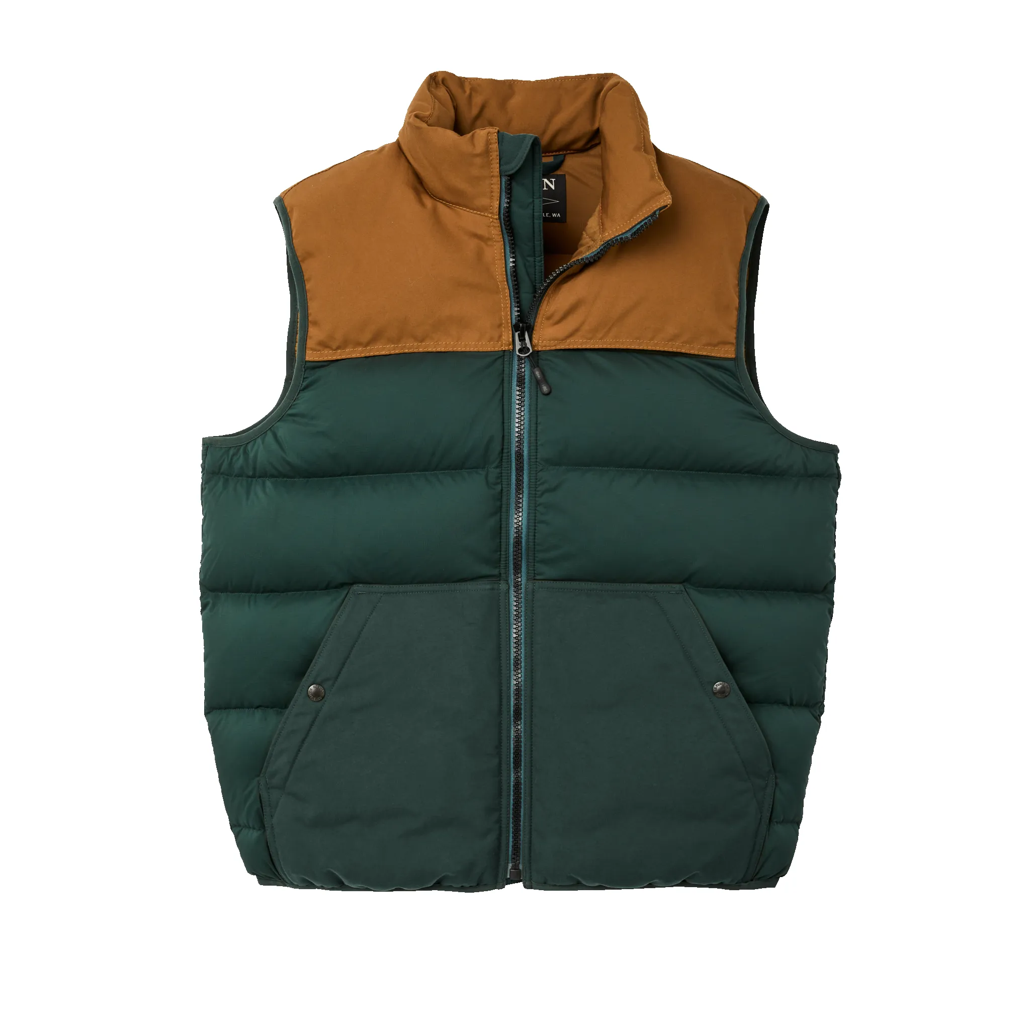 Featherweight Down Vest - Fir / Whiskey sold by Filson