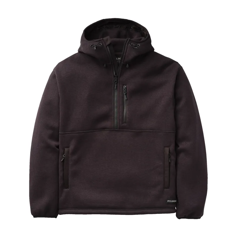 Ridgeway Fleece Pullover - Black sold by Filson