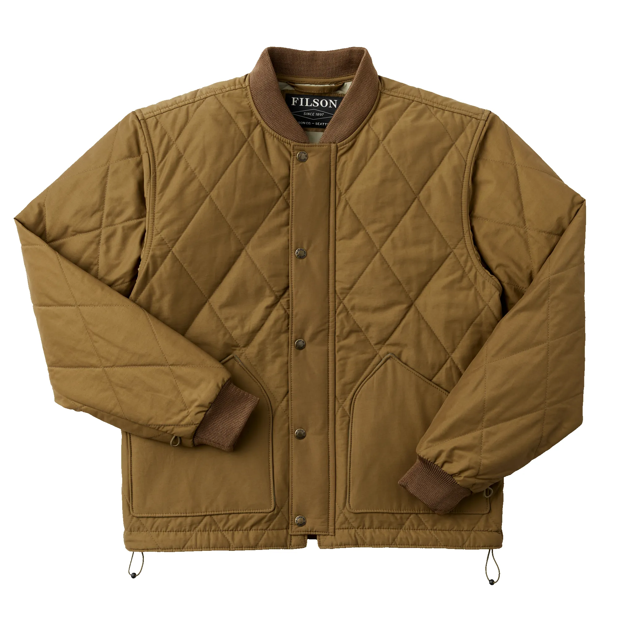 Quilted Pack Jacket - Sportsman Tan sold by Filson