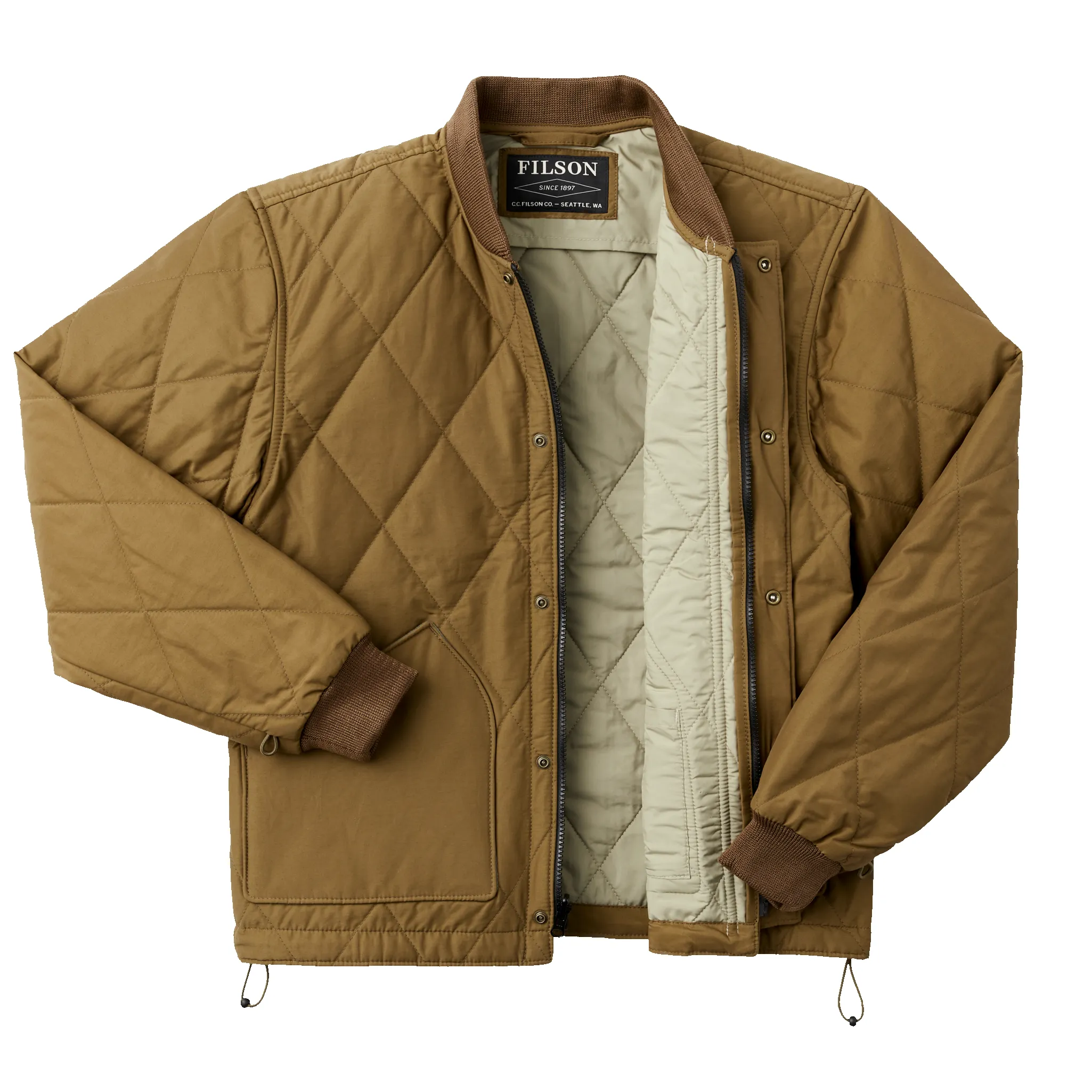 Quilted Pack Jacket - Sportsman Tan sold by Filson product image thumbnail 3