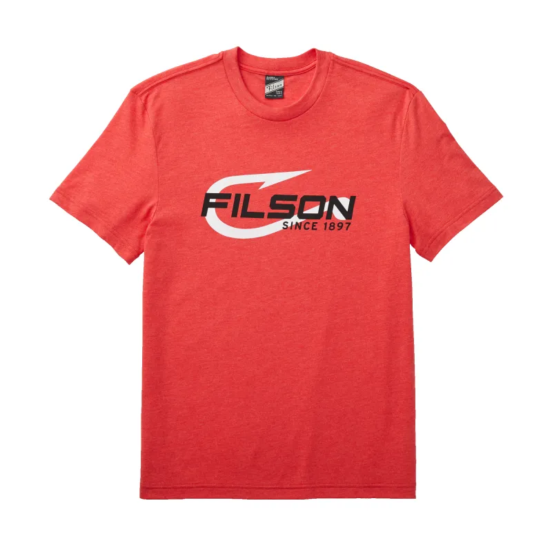 Buckshot T-shirt - Mackinaw Red (hook) sold by Filson