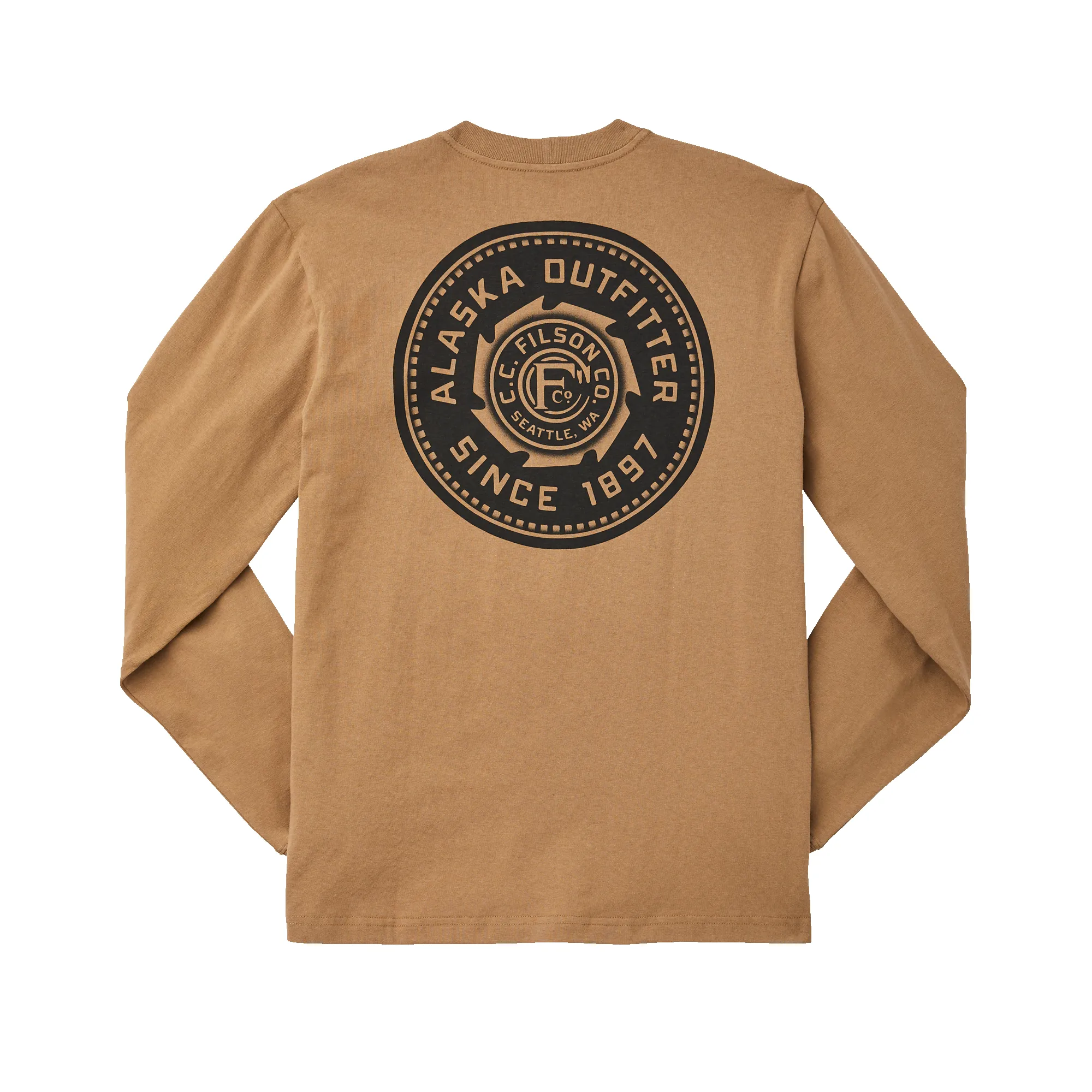 L/s Outfitter Graphic T-shirt - Rugged Tan (saw Blade) sold by Filson product image thumbnail 3