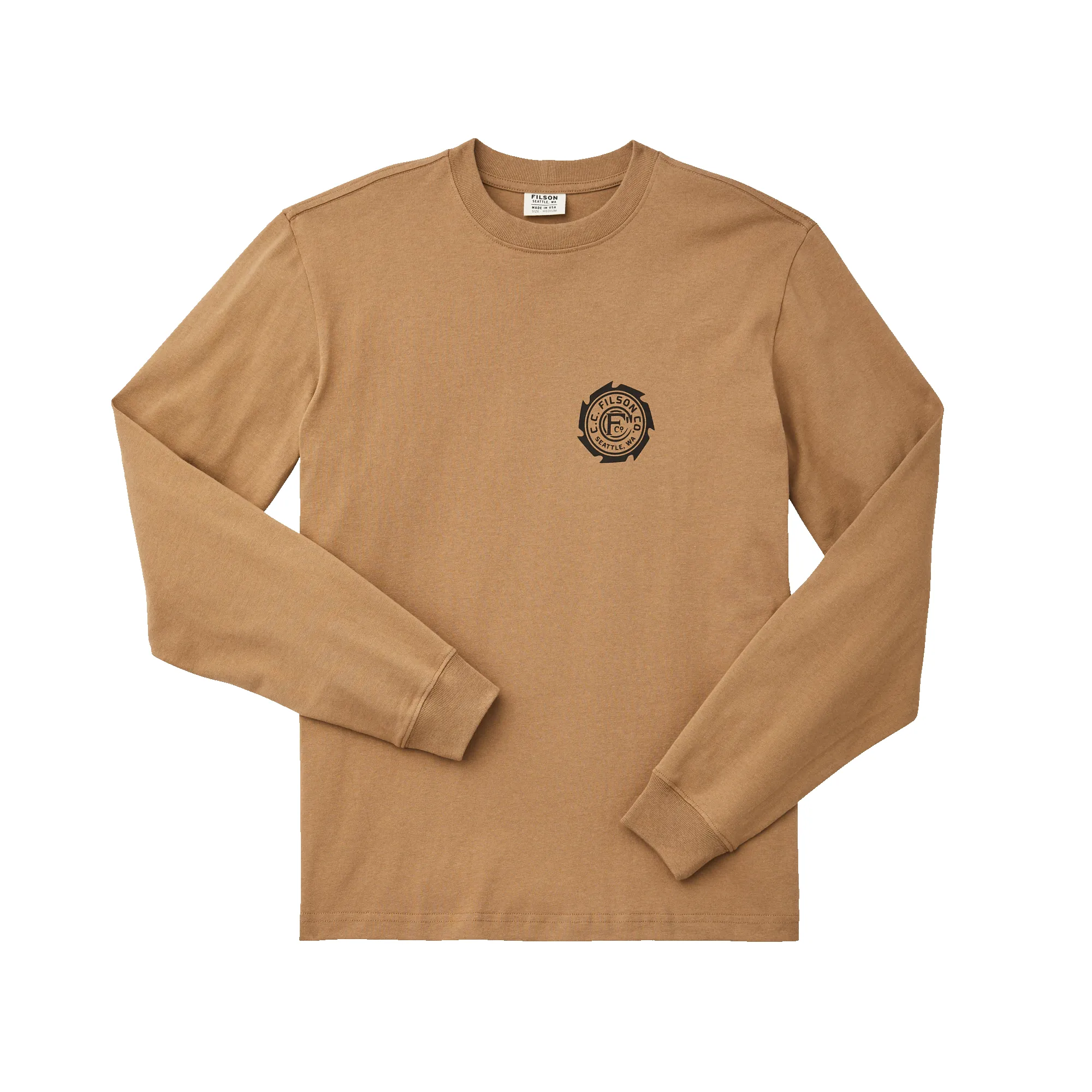L/s Outfitter Graphic T-shirt - Rugged Tan (saw Blade) sold by Filson product image thumbnail 2