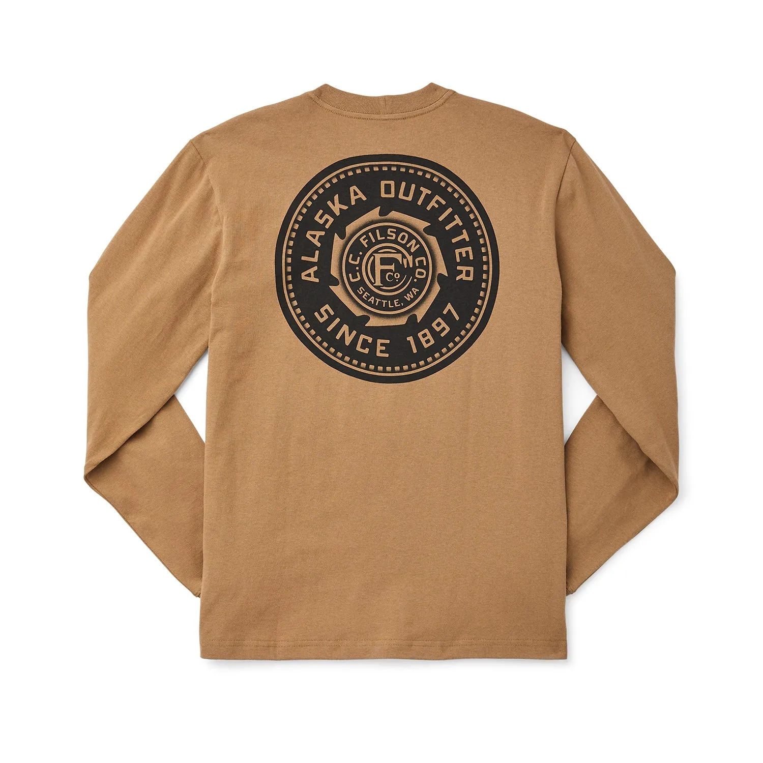 L/s Outfitter Graphic T-shirt - Rugged Tan (saw Blade) sold by Filson product image thumbnail 4