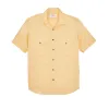 Filson's Washed Short Sleeve Feather Cloth Shirt - Straw sold by Filson