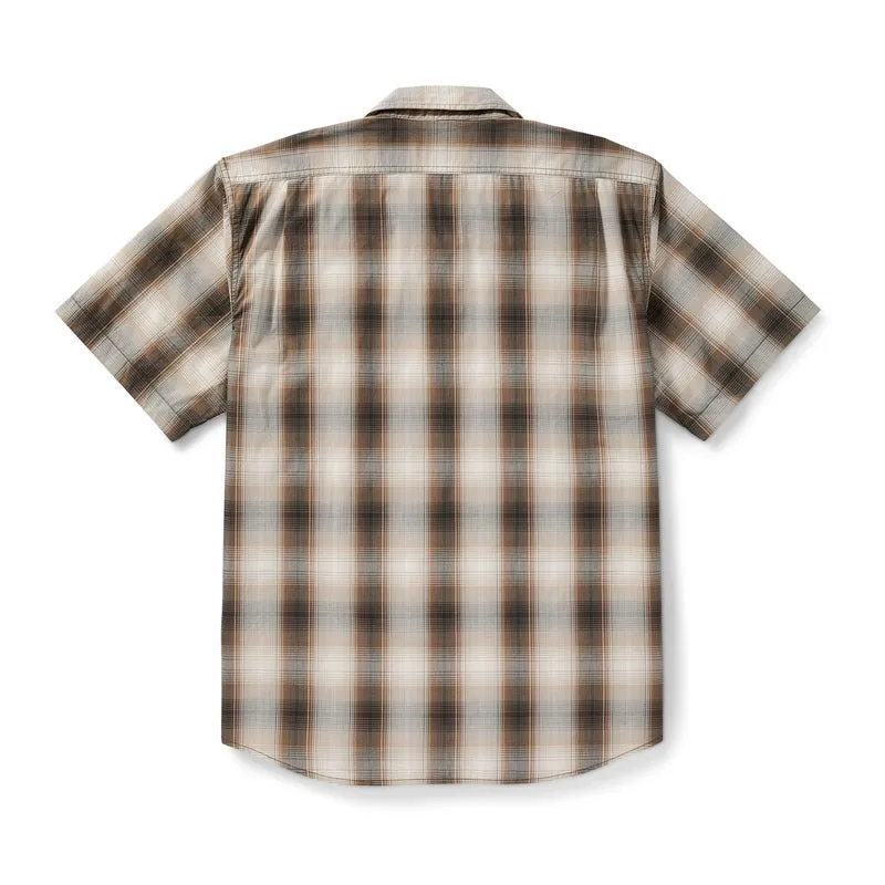 Filson's Short Sleeve Feather Cloth Shirt - Beige/brown/black Plaid sold by Filson product image thumbnail 2