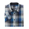 Rustic Oxford Shirt - Indigo/black/charcoal Plaid sold by Filson