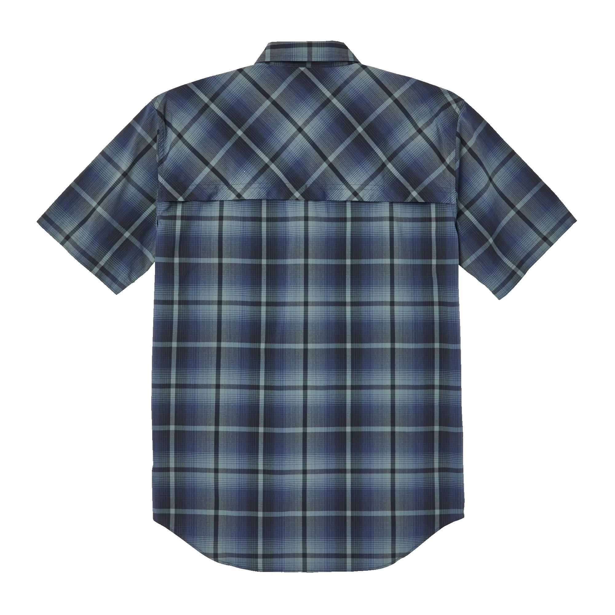 Twin Lakes Short Sleeve Sport Shirt - Navy/grey Plaid sold by Filson product image thumbnail 3