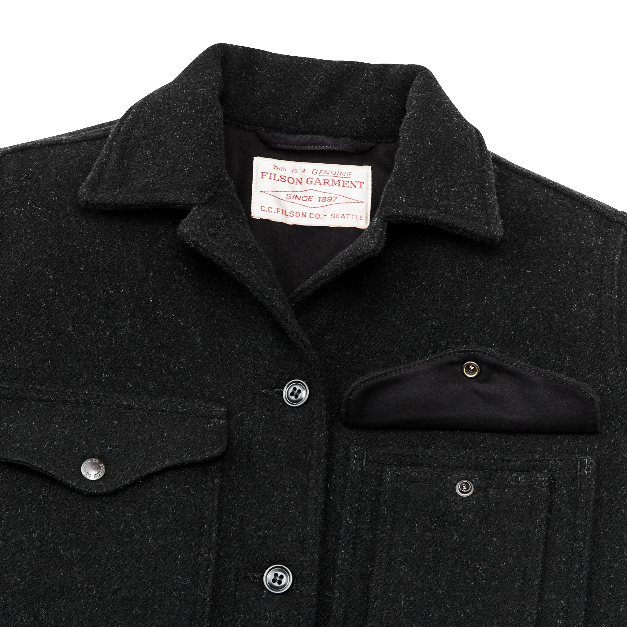 Women's Mackinaw Cruiser - Charcoal sold by Filson product image thumbnail 4