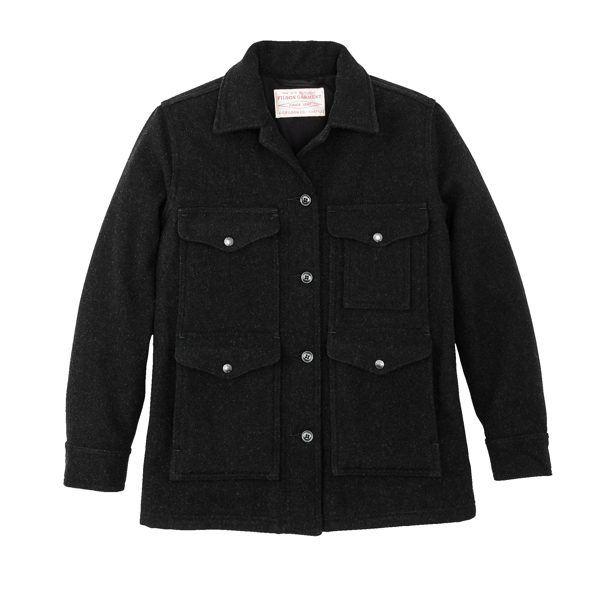 Women's Mackinaw Cruiser - Charcoal sold by Filson