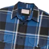 Lightweight Alaskan Guide Shirt - Blue / Faded Black / White Plaid sold by Filson