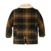Lined Mackinaw Wool Packer Coat - Loden Heather Plaid sold by Filson