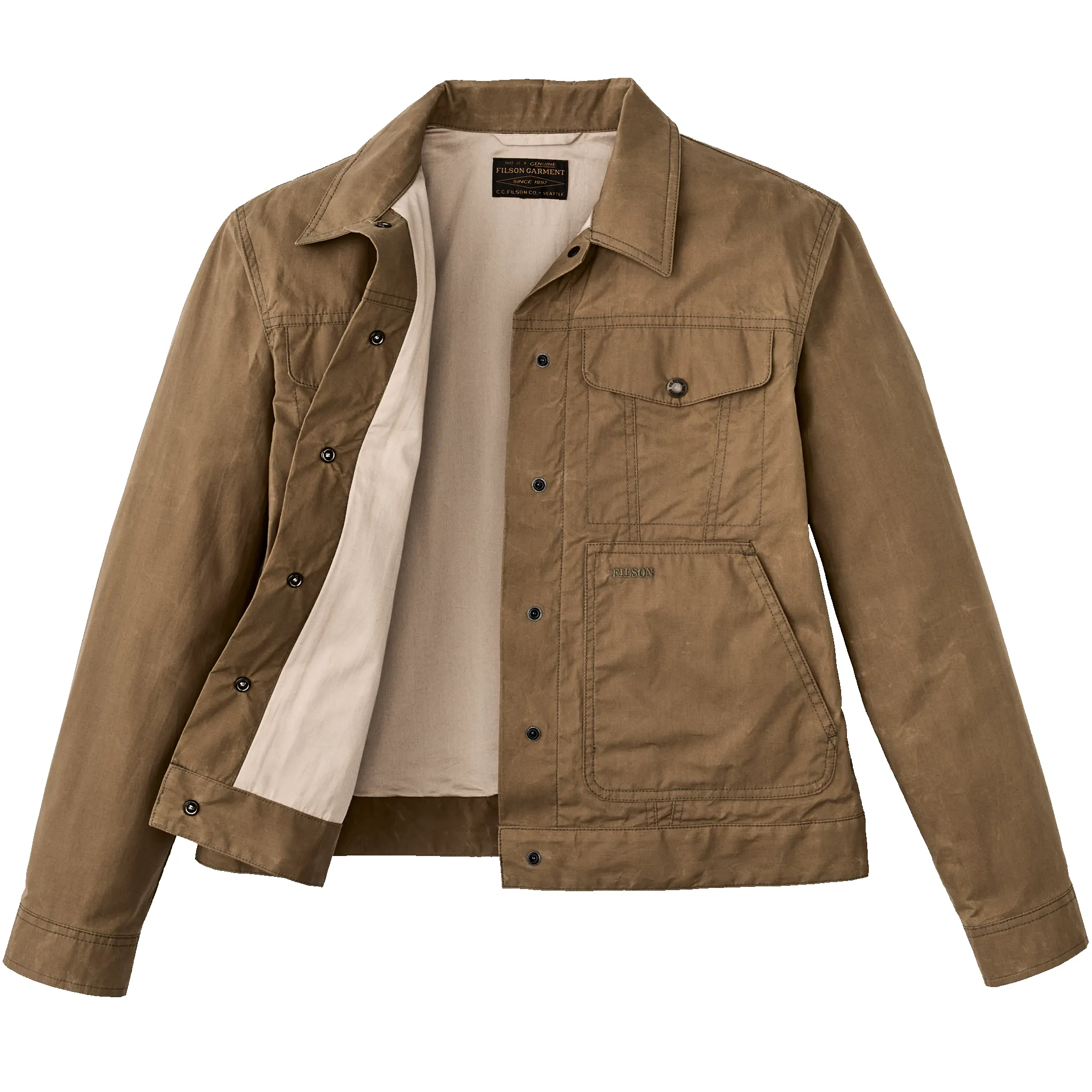 Women's Ranger Short Lined Cruiser - Dark Beige sold by Filson product image thumbnail 3