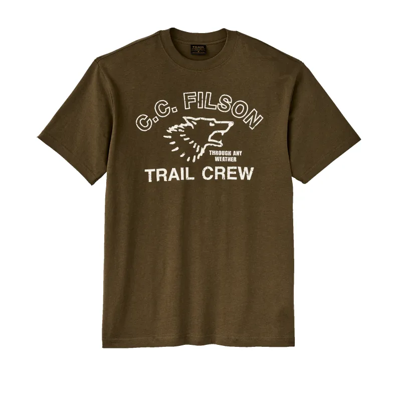 Frontier Graphic T-shirt - Military Olive / Trail sold by Filson