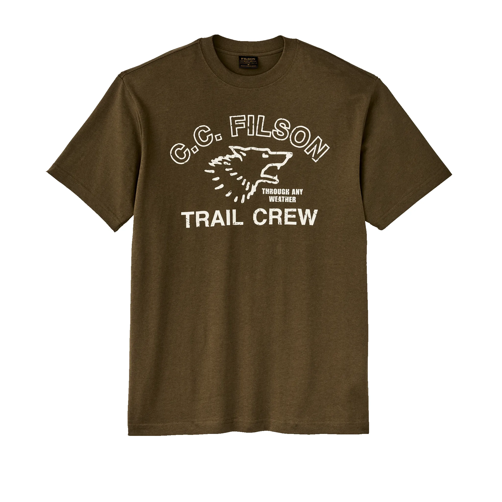 Frontier Graphic T-shirt - Military Olive / Trail sold by Filson