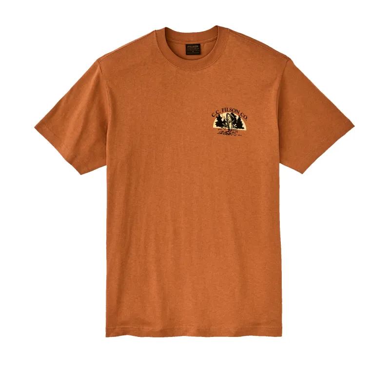 Frontier Graphic T-shirt - Bourbon / Tournament sold by Filson