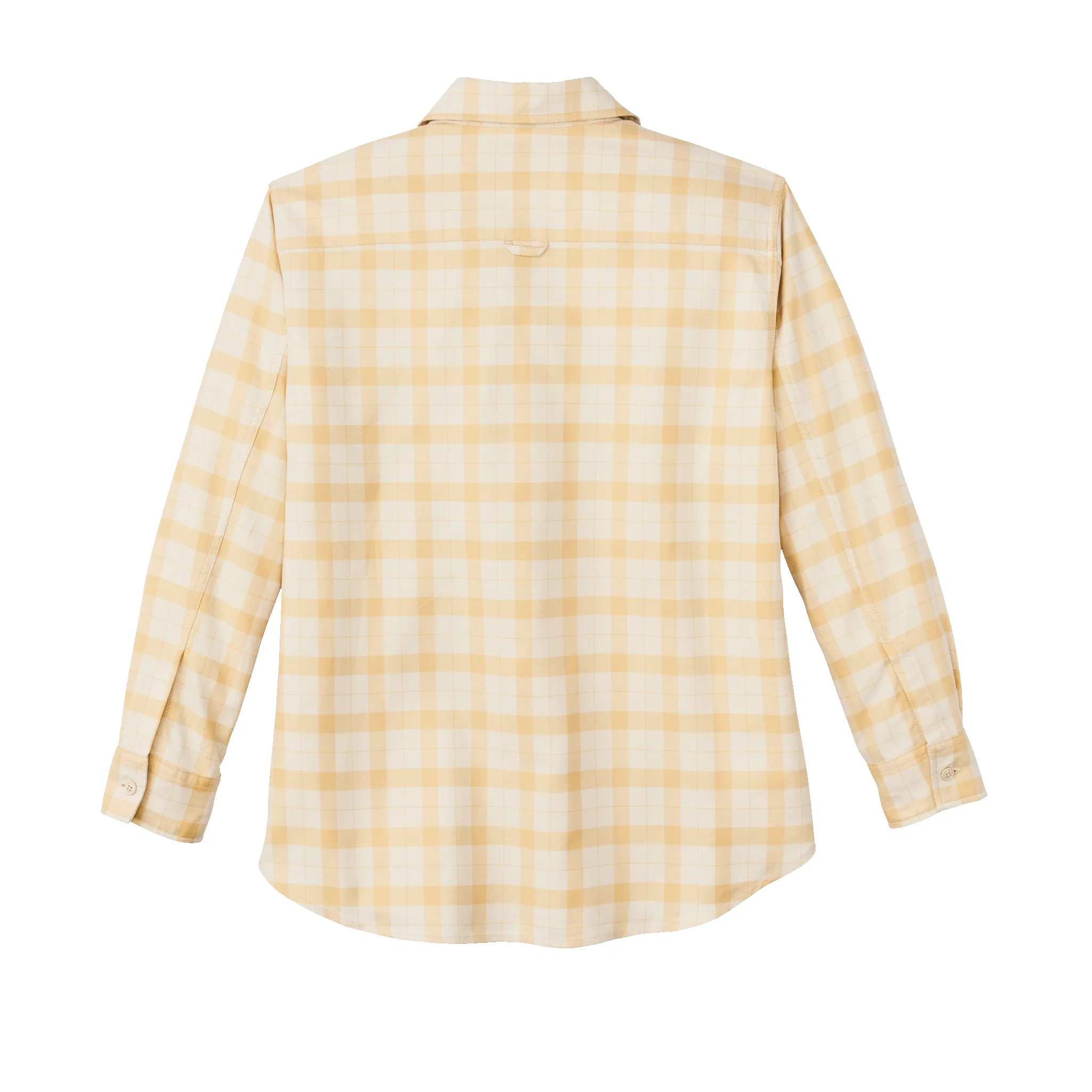 Women's Light Weight Alaskan Guide Shirt - Ivory / Straw Plaid sold by Filson product image thumbnail 2