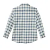 Women's Light Weight Alaskan Guide Shirt - Light Tan / Flag Blue Plaid sold by Filson
