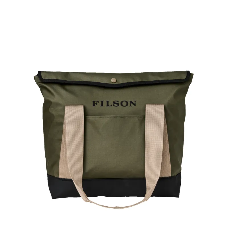 All-Weather Tote Bag - Olive / Black / Covert sold by Filson