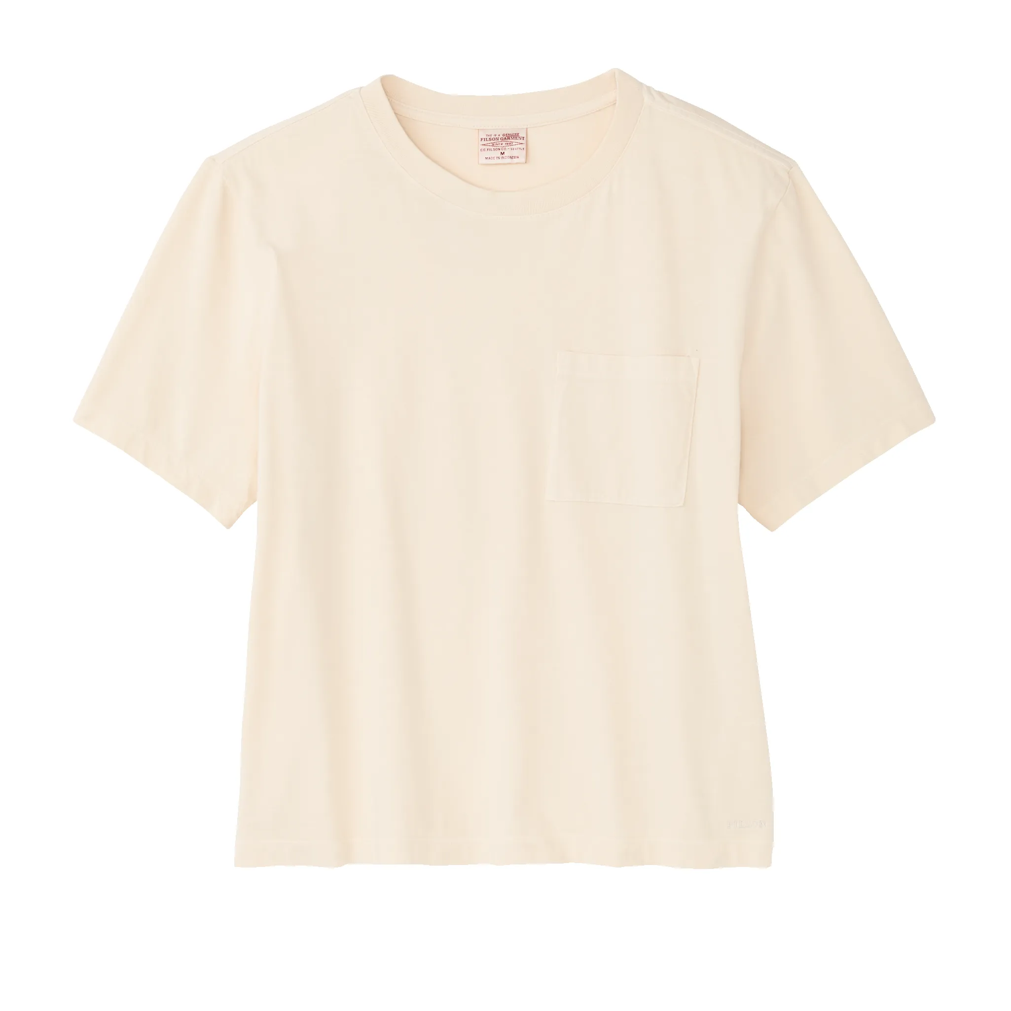 Women's Short Sleeve Pocket Tee - Ivory sold by Filson