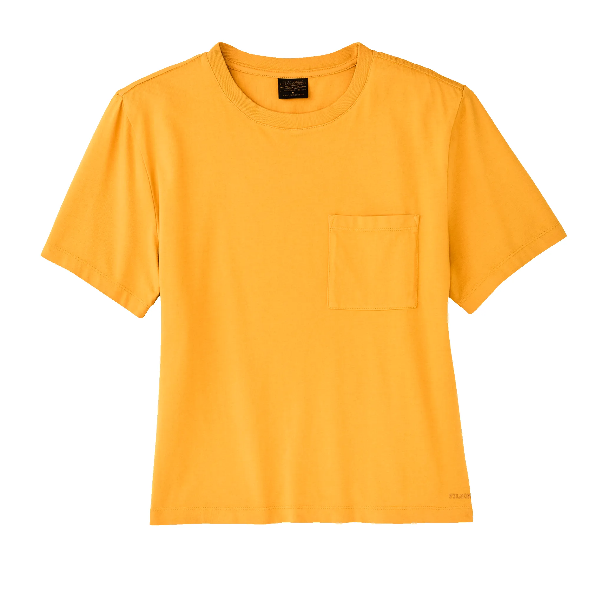 Women's Short Sleeve Pocket Tee - Golden Yellow sold by Filson