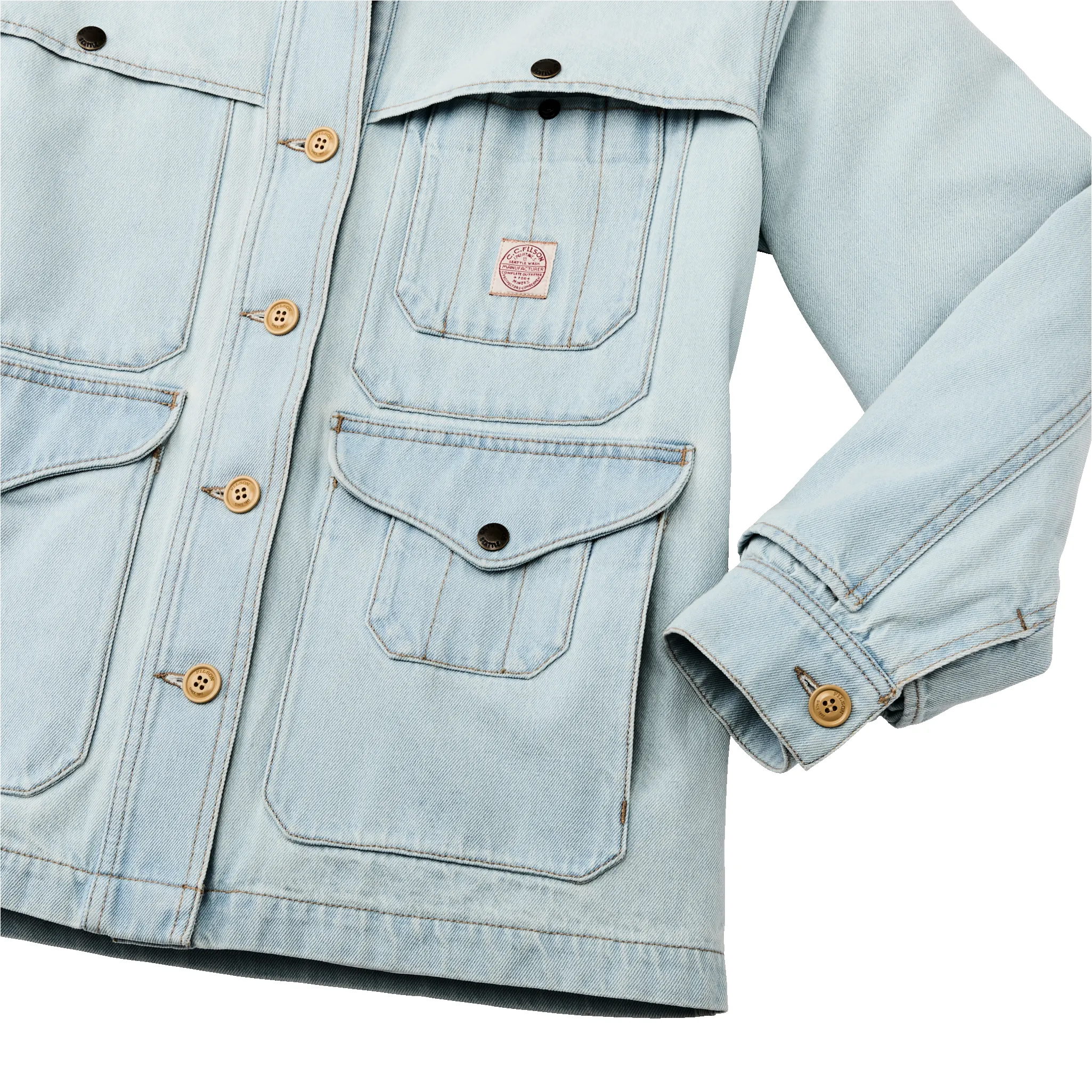 Women's 9-oz. Denim Cruiser - Sun Bleach sold by Filson product image thumbnail 4