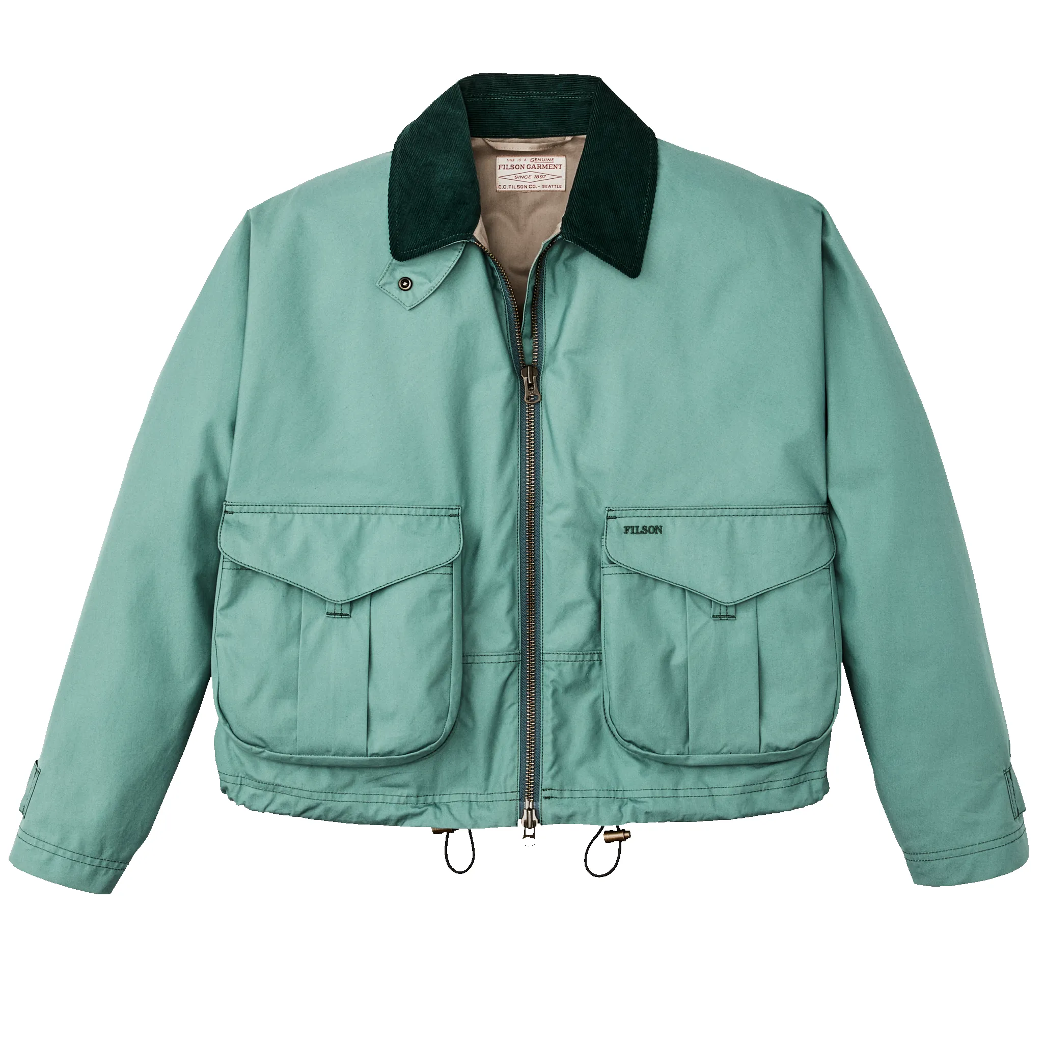 Women's Aviator Cloth Short Work Jacket - Deep Sea sold by Filson