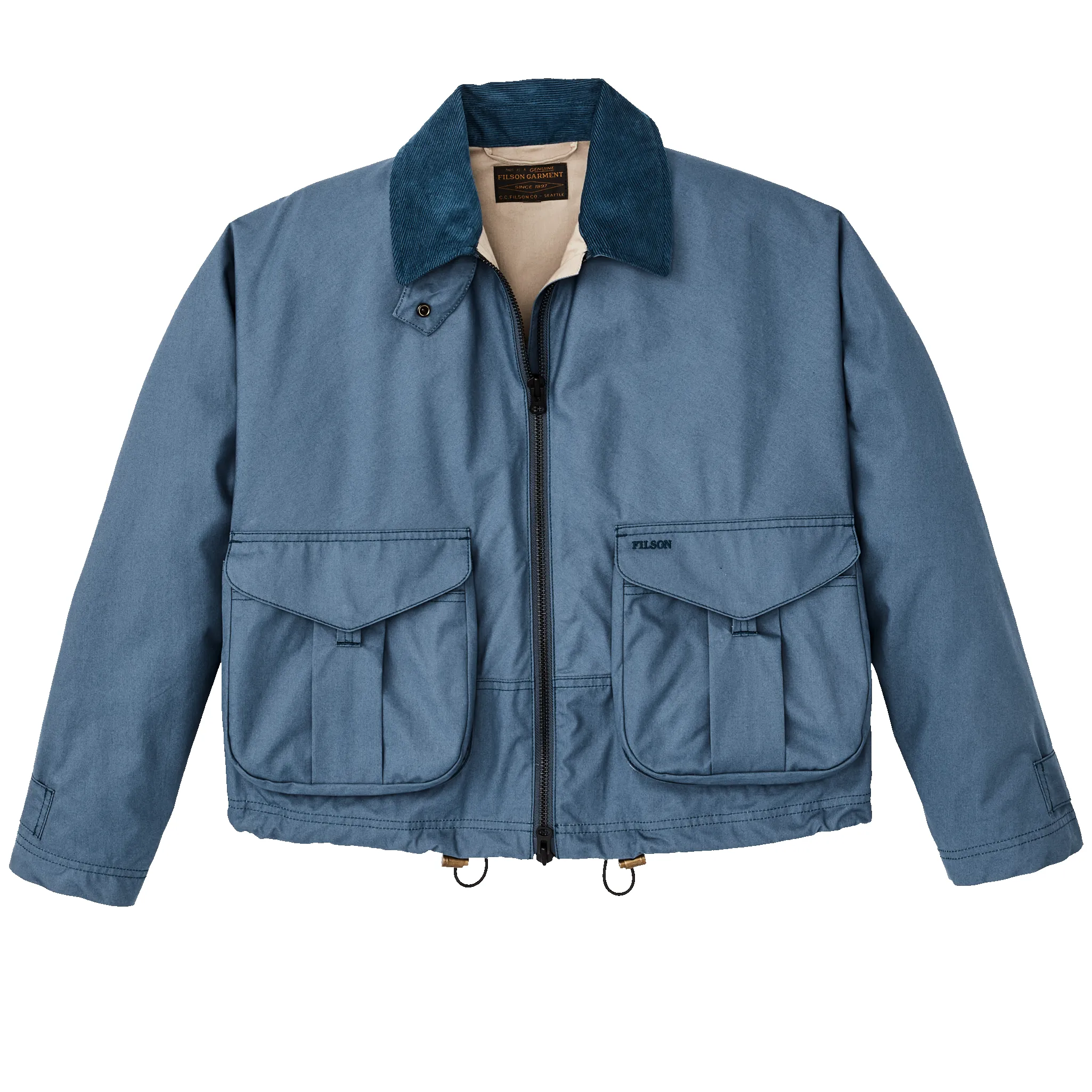 Women's Aviator Cloth Short Work Jacket - Flag Blue sold by Filson