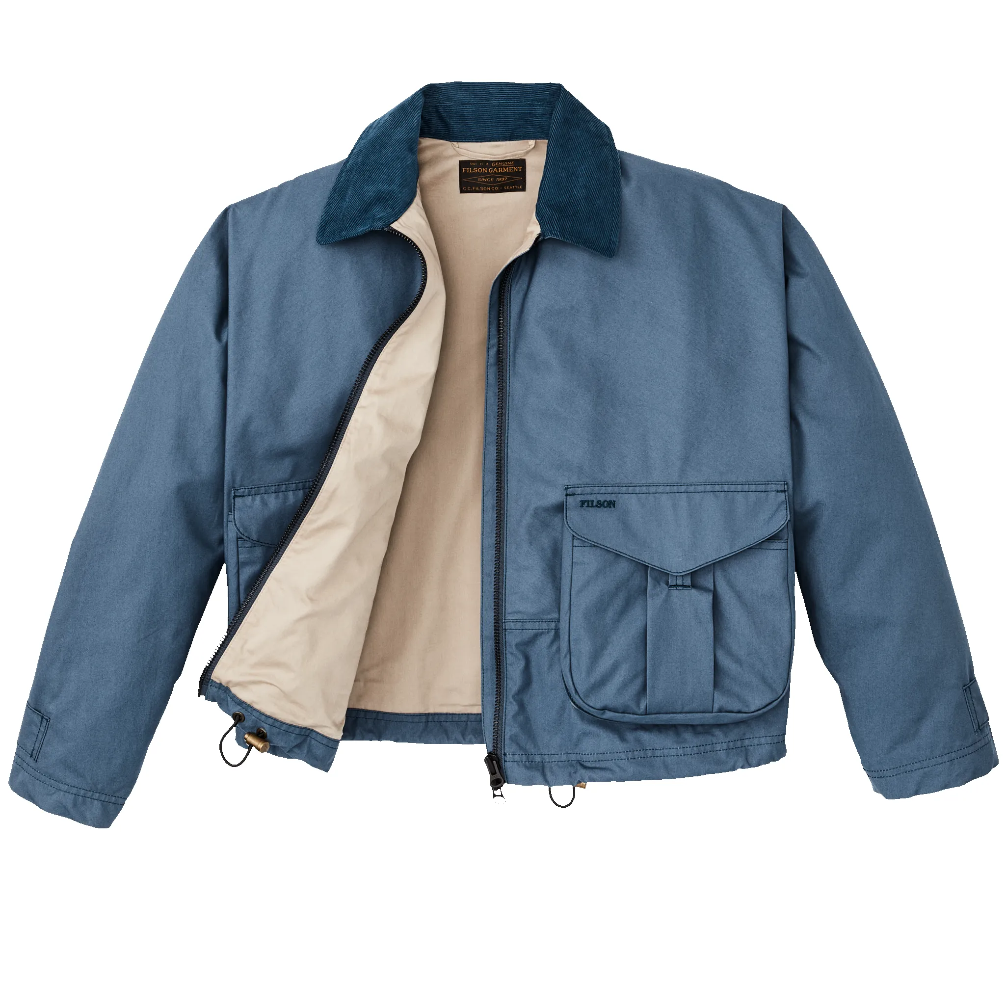 Women's Aviator Cloth Short Work Jacket - Flag Blue sold by Filson product image thumbnail 3