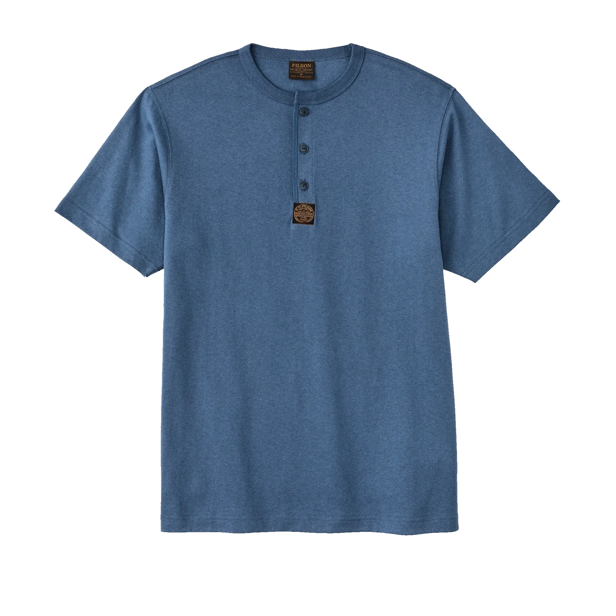 Frontier Henley T-shirt - Light Blue sold by Filson