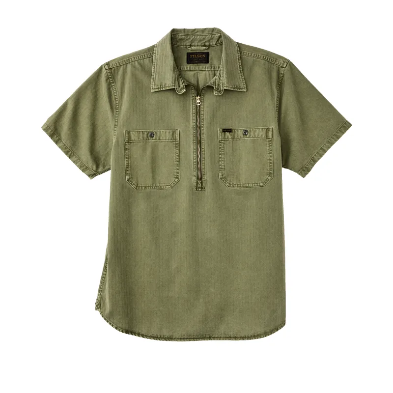 Short Sleeve Mechanic Shirt - Moss sold by Filson
