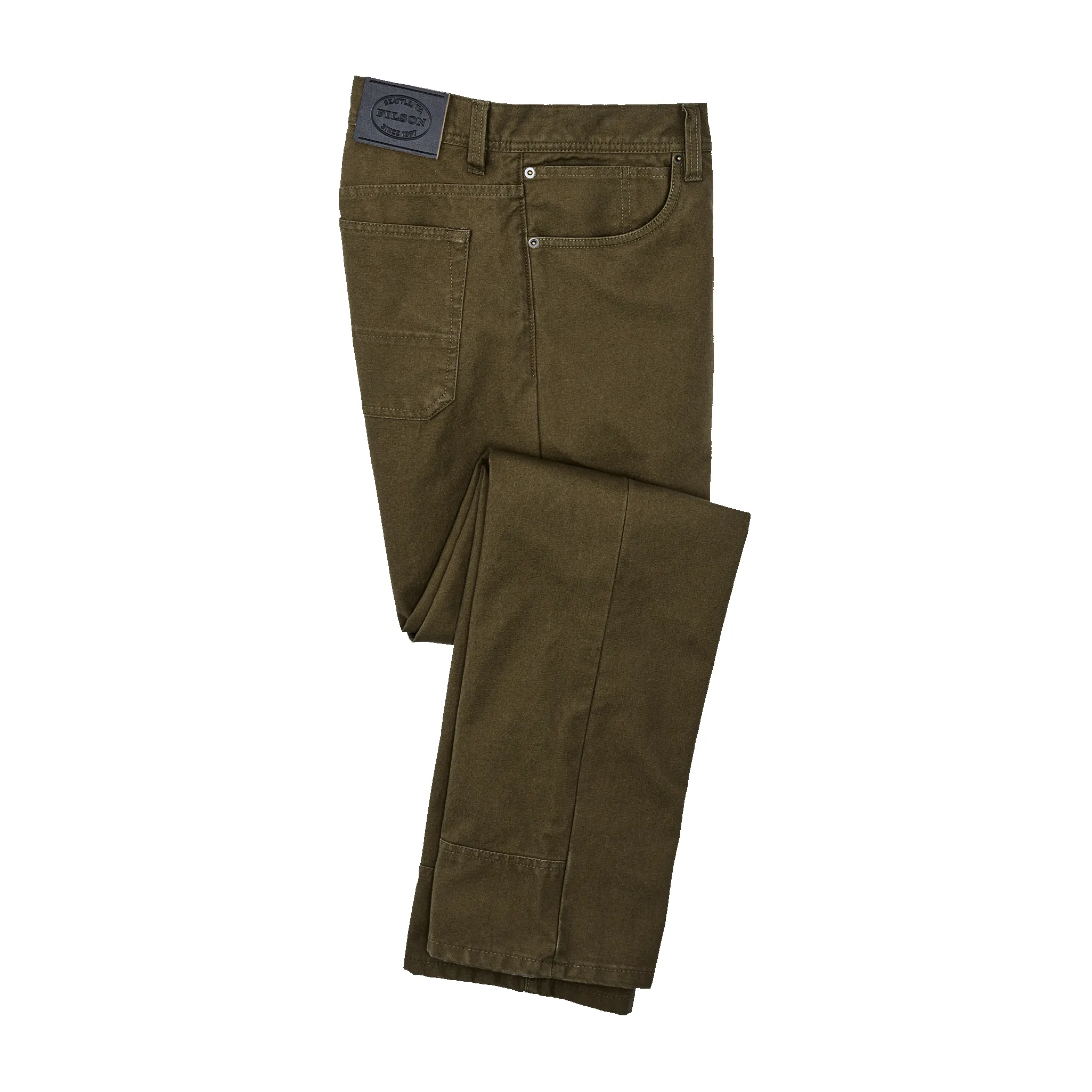 Dry Tin Cloth 5-pocket Pants - Marsh Olive sold by Filson product image thumbnail 3
