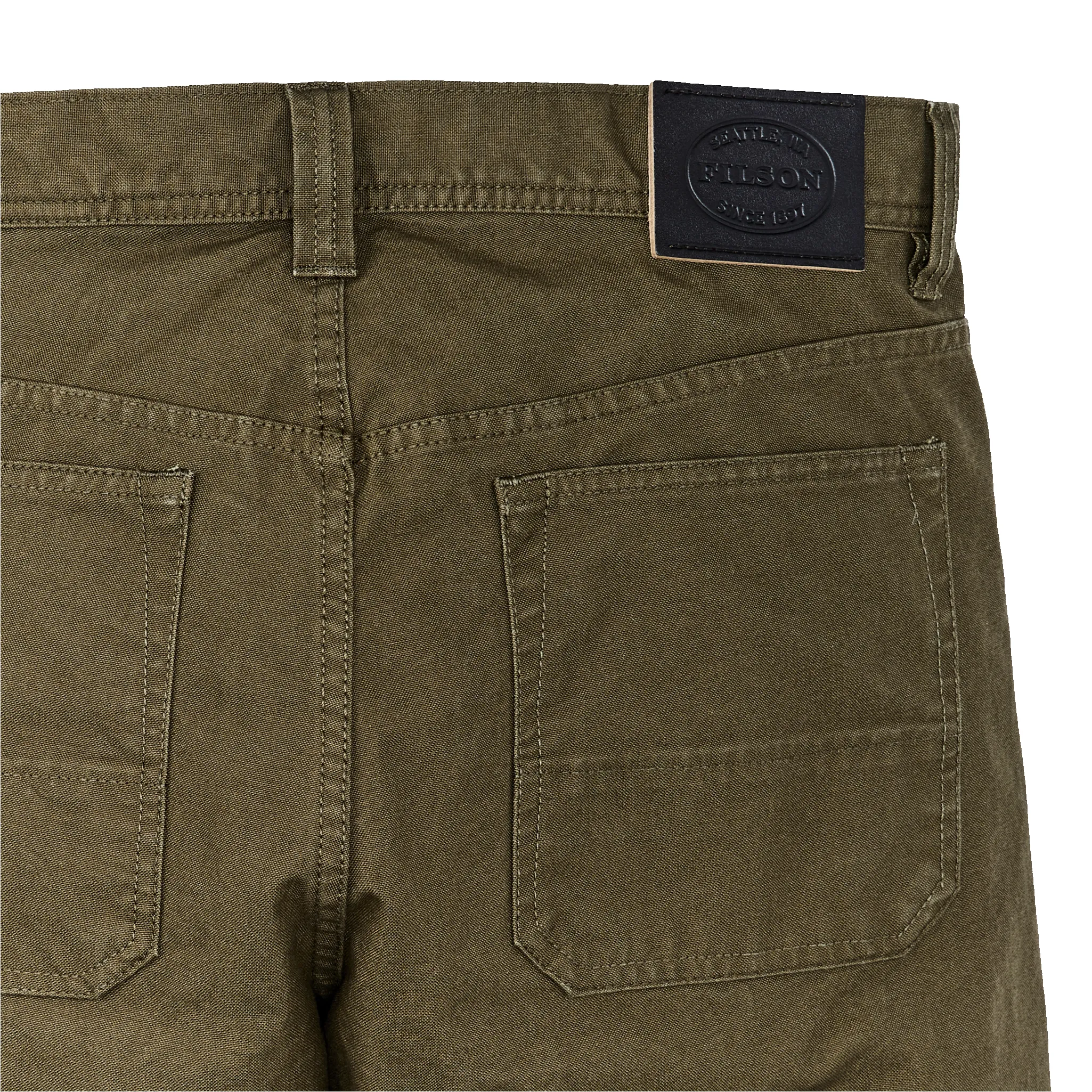 Dry Tin Cloth 5-pocket Pants - Marsh Olive sold by Filson product image thumbnail 5