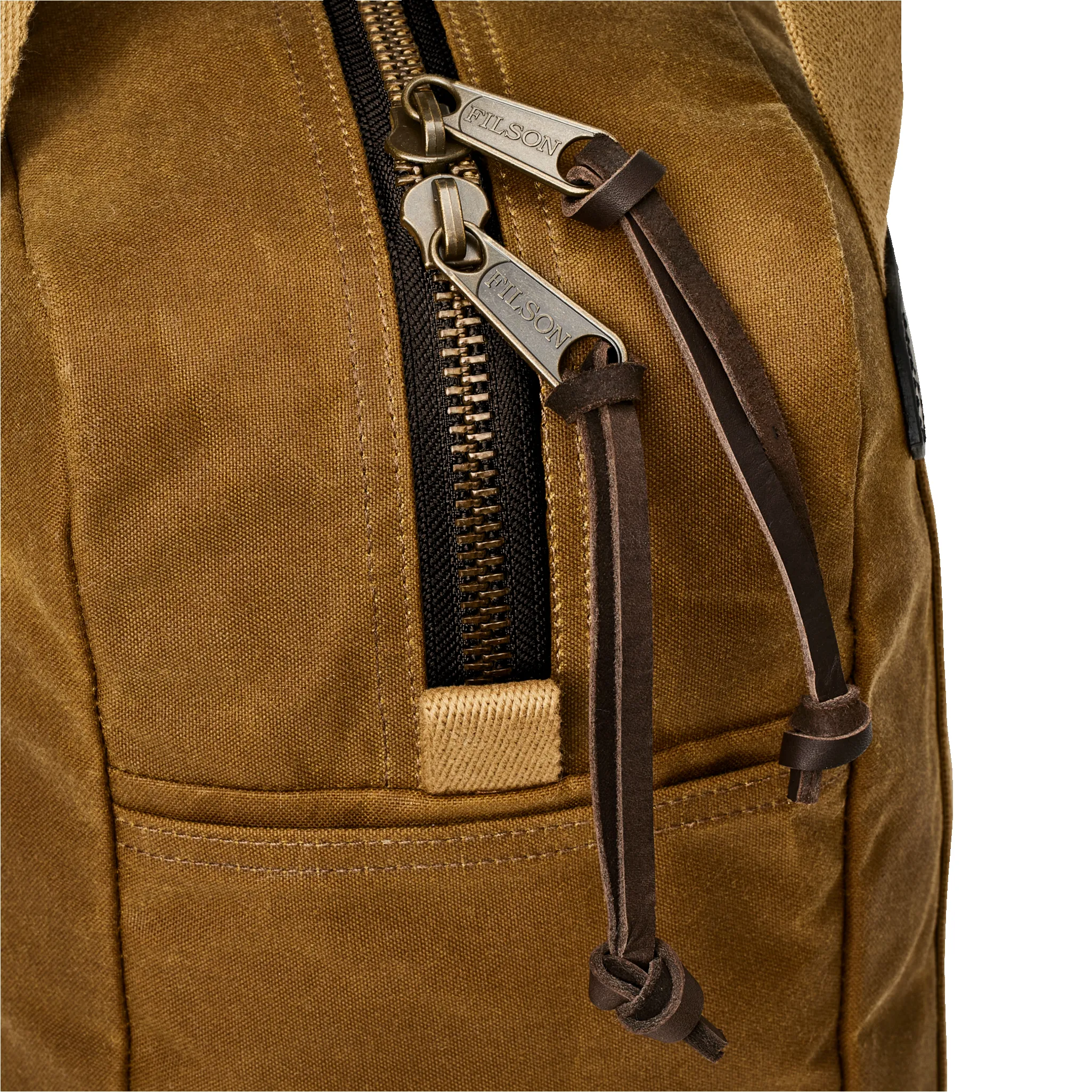 Tin Cloth Zipper Tote Bag - Dark Tan sold by Filson product image thumbnail 5
