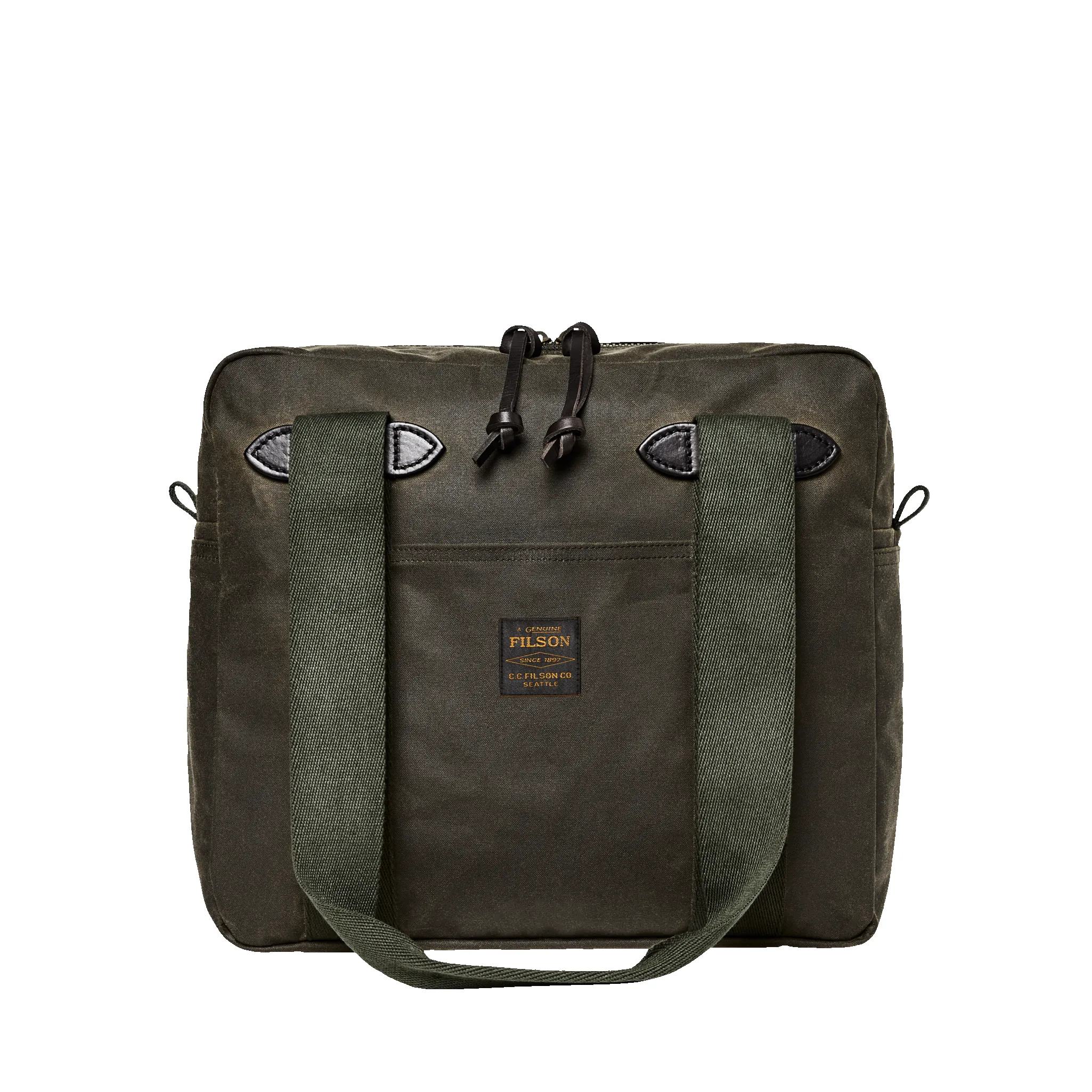 Tin Cloth Zipper Tote Bag - Otter Green sold by Filson