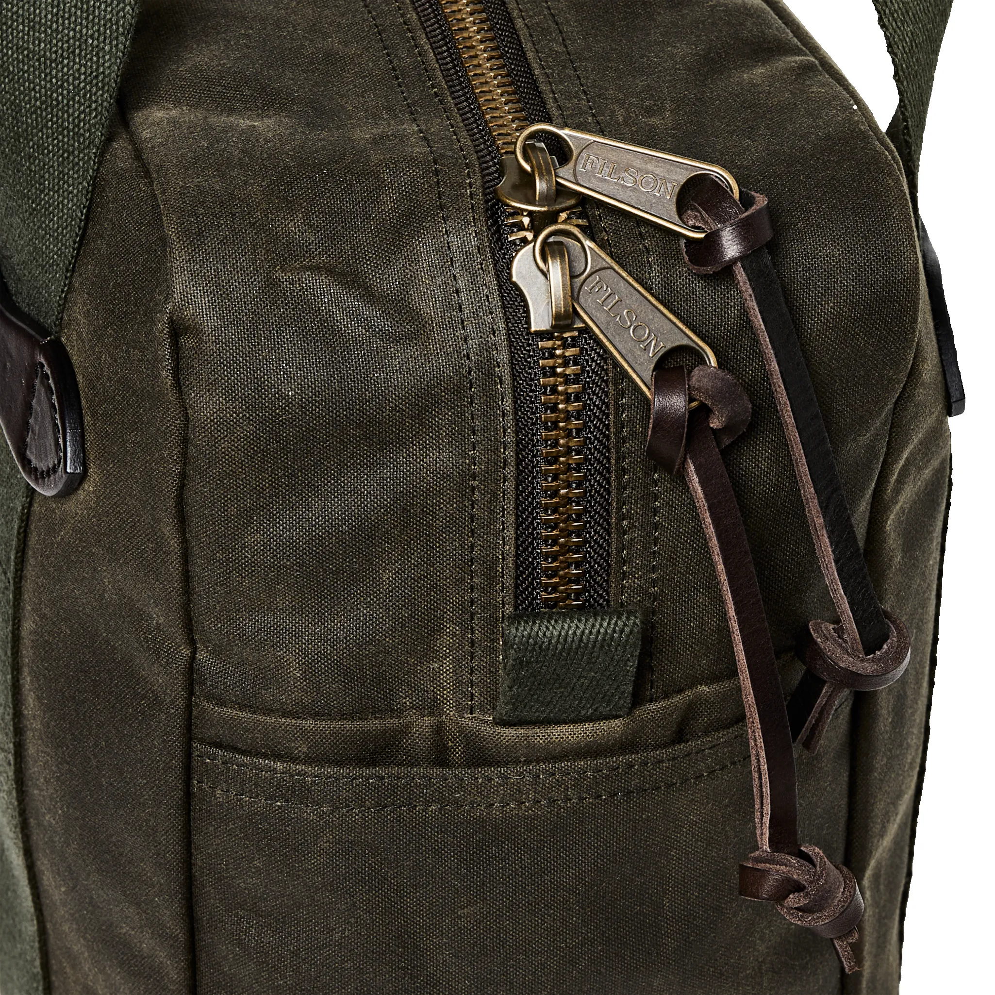 Tin Cloth Zipper Tote Bag - Otter Green sold by Filson product image thumbnail 5