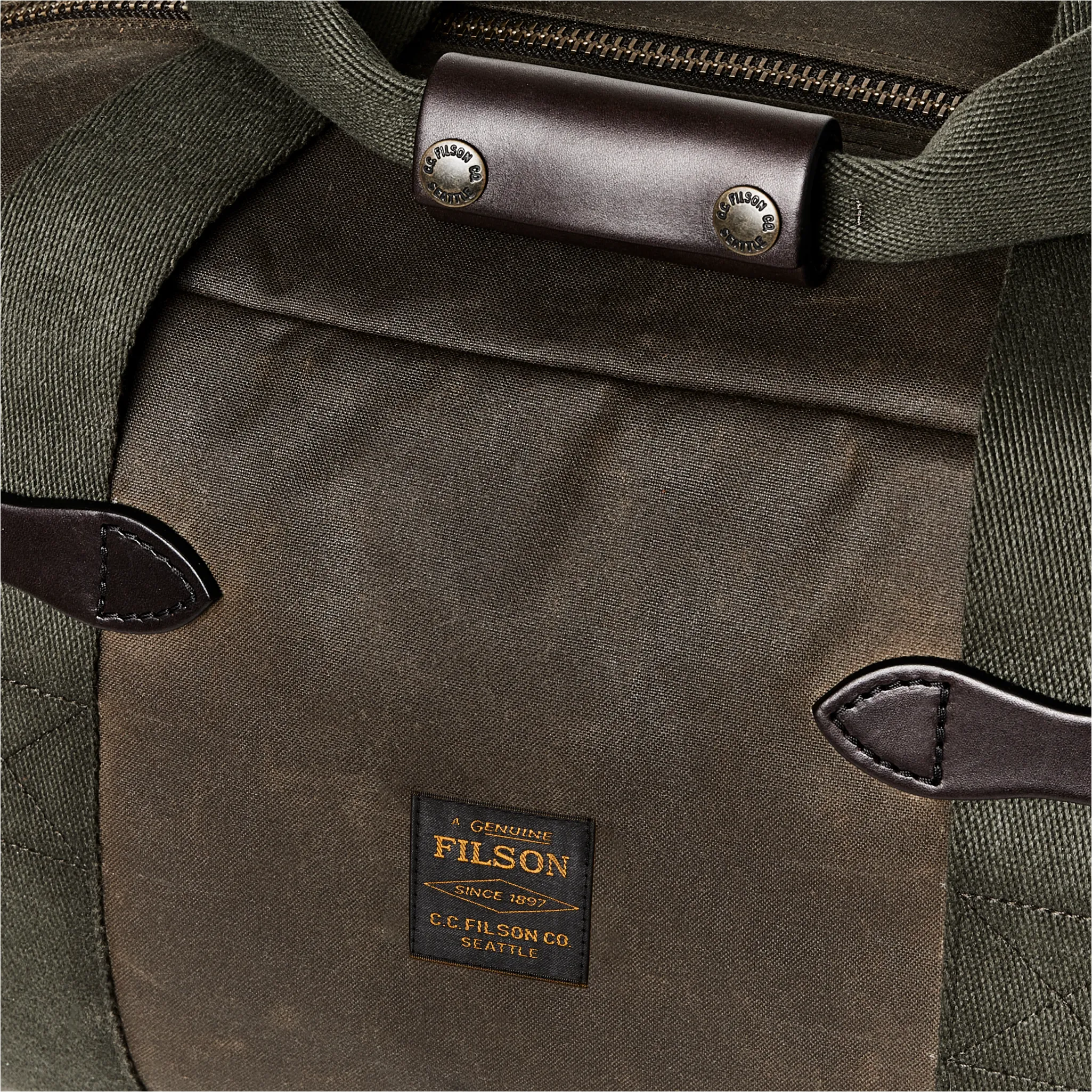 Small Tin Cloth Duffle Bag - Otter Green sold by Filson product image thumbnail 5