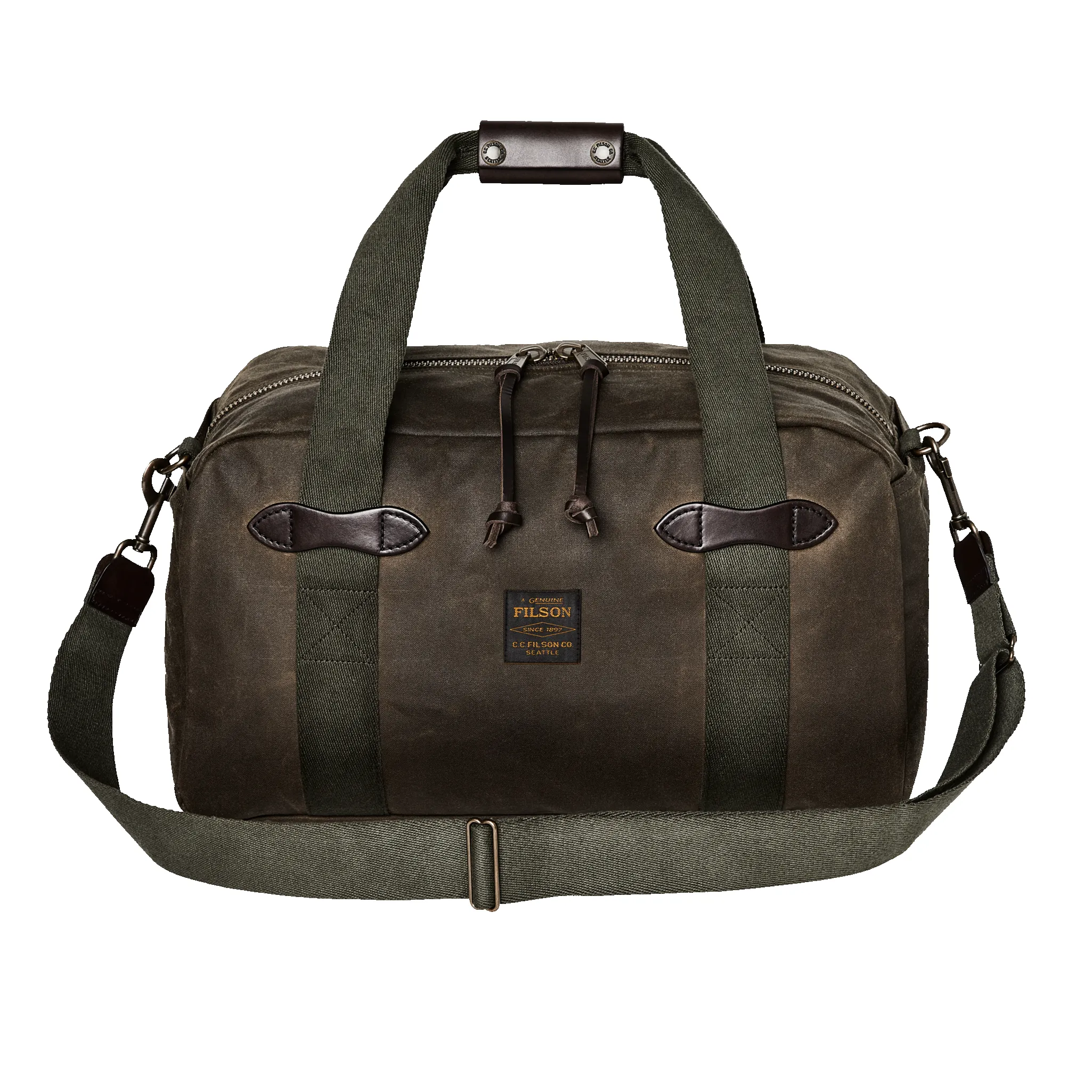 Small Tin Cloth Duffle Bag - Otter Green sold by Filson