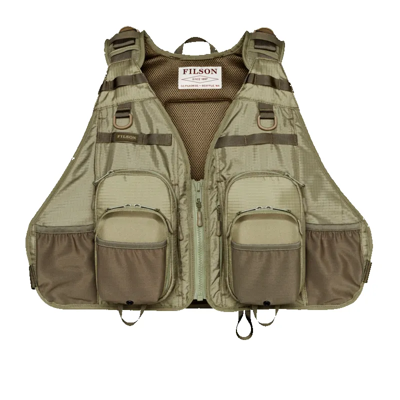 Fishing Guide Vest - Vintage Olive sold by Filson