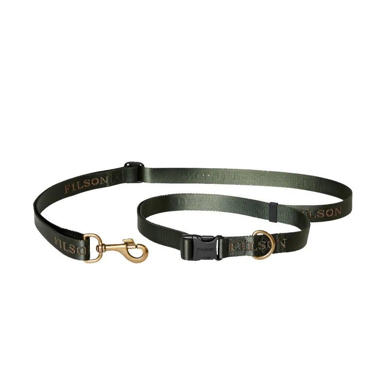 Adjustable Nylon Leash - Dark Timber sold by Filson