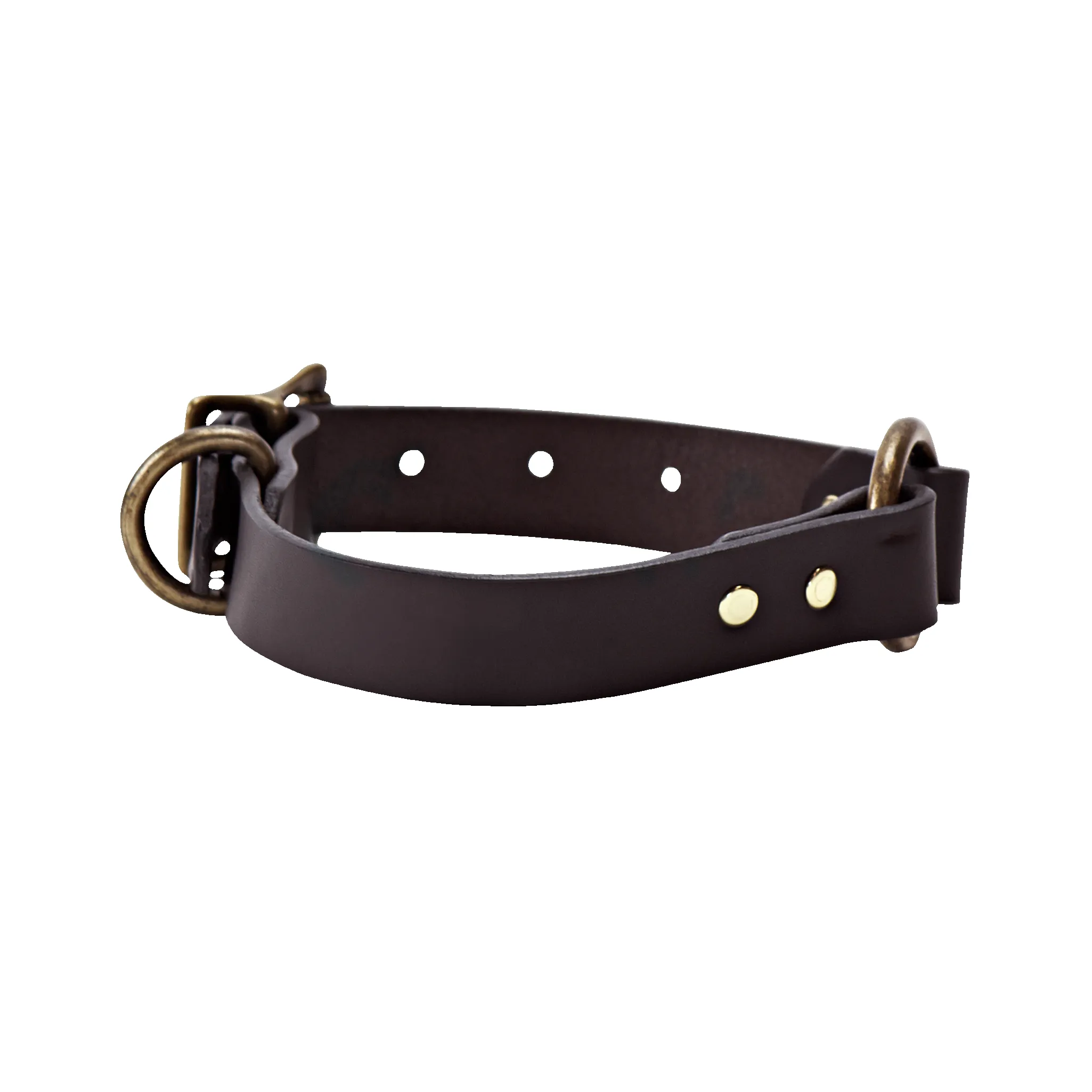 Bridle Leather Dog Collar - Brown sold by Filson