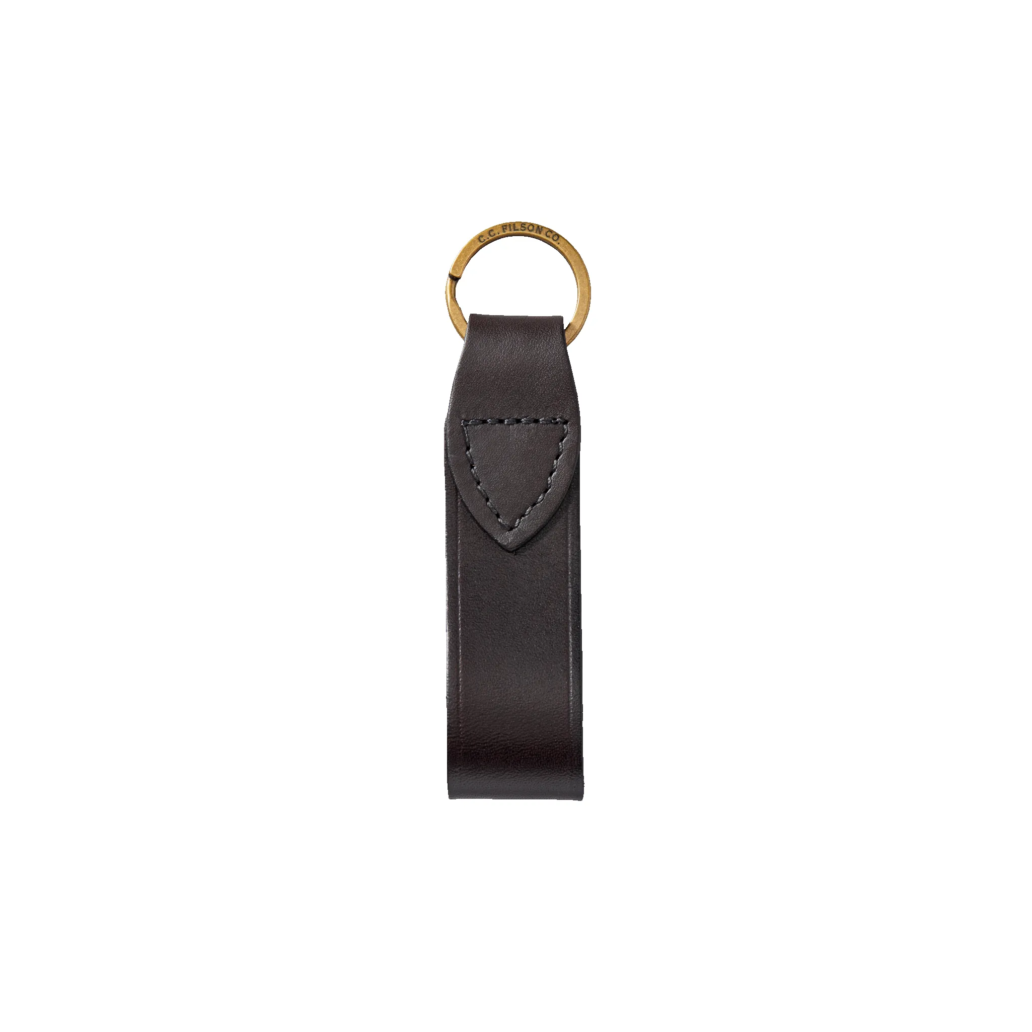Bridle Leather Key Chain - Brown Leather sold by Filson
