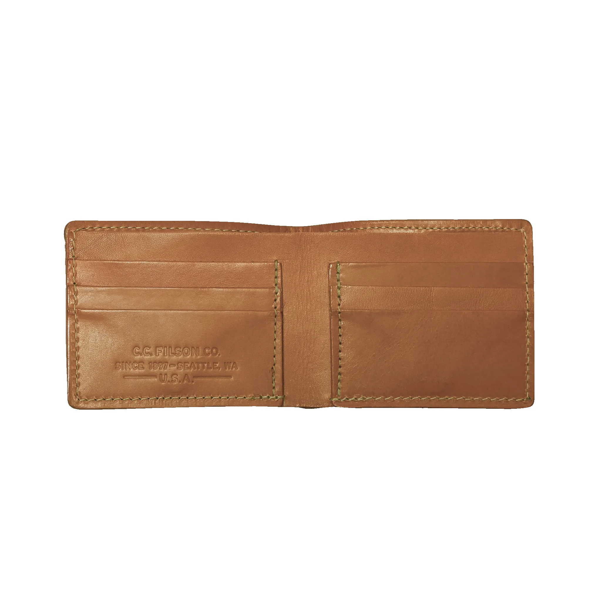 Bridle Leather Bi-fold Wallet - Tan Leather sold by Filson product image thumbnail 2