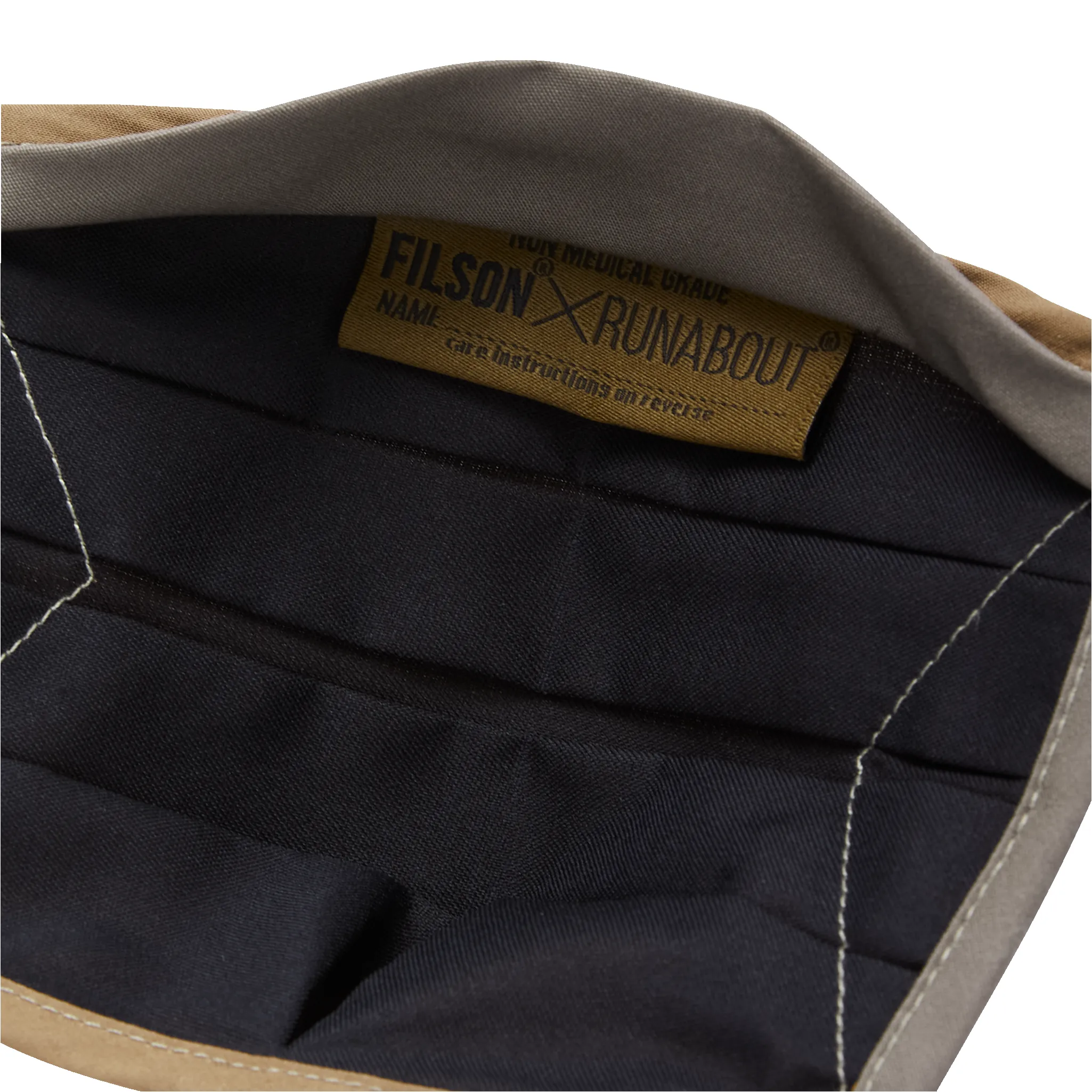 Filson X Runabout Goods Face Mask - Rugged Tan sold by Filson product image thumbnail 3
