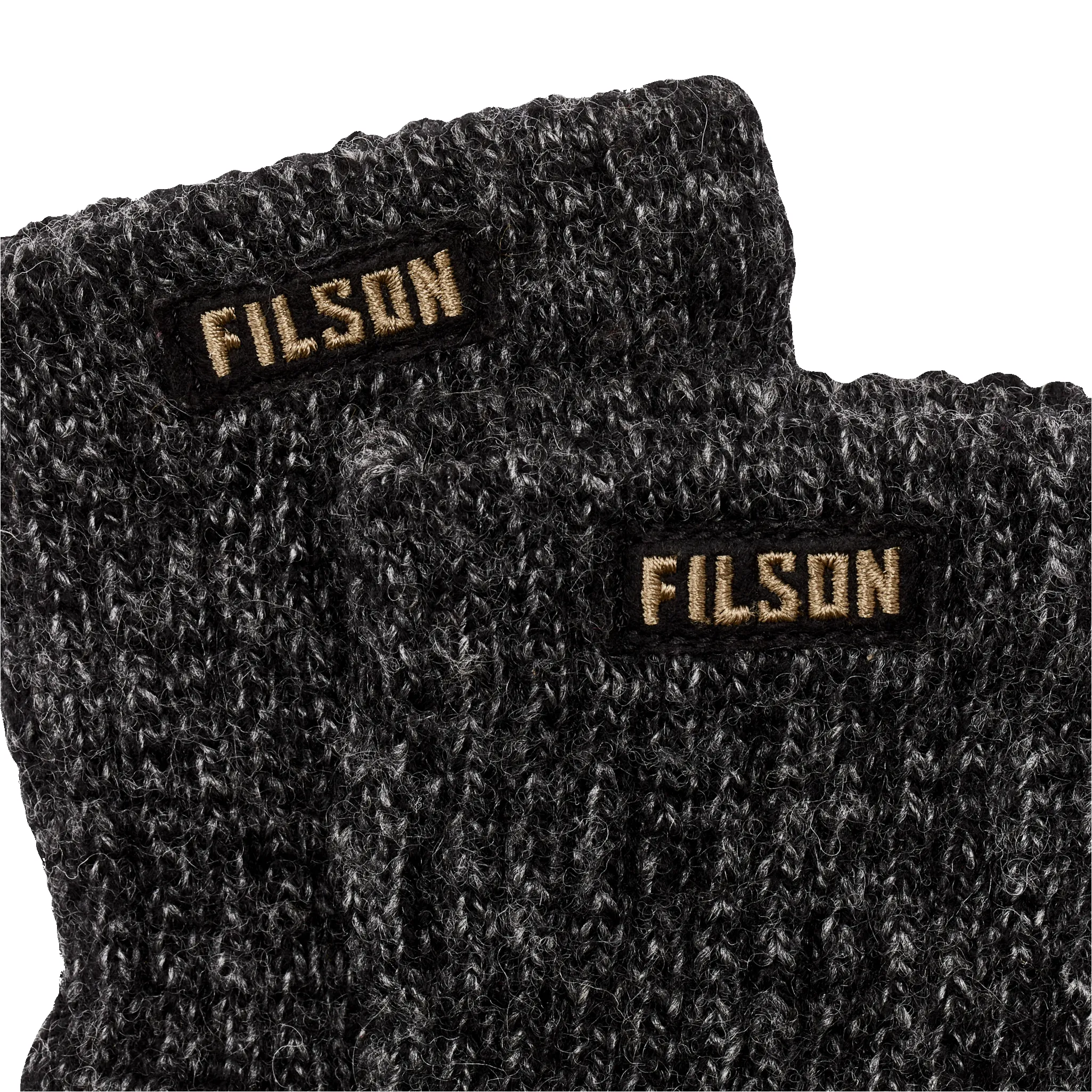 Fingerless Knit Gloves - Charcoal sold by Filson product image thumbnail 2