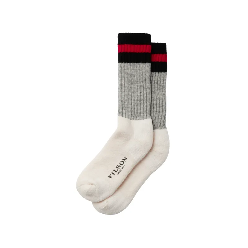 1970s Logger Thermal Socks - Black / Red sold by Filson