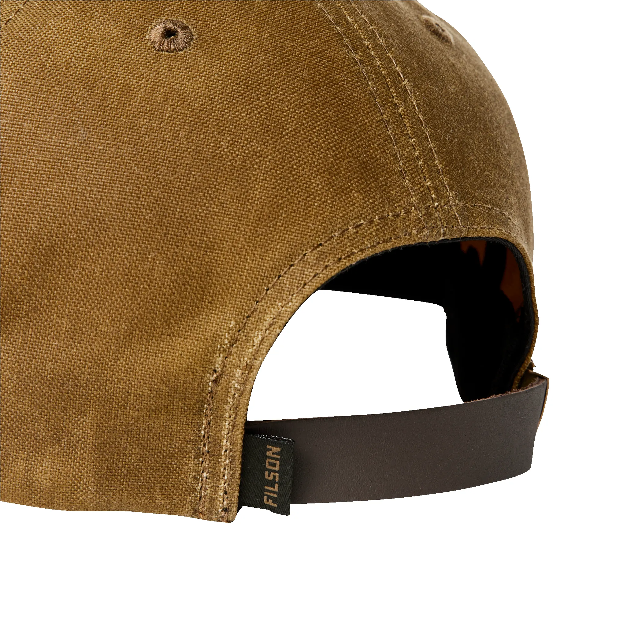 Oil Tin Low-profile Logger Cap - Dark Tan sold by Filson product image thumbnail 3