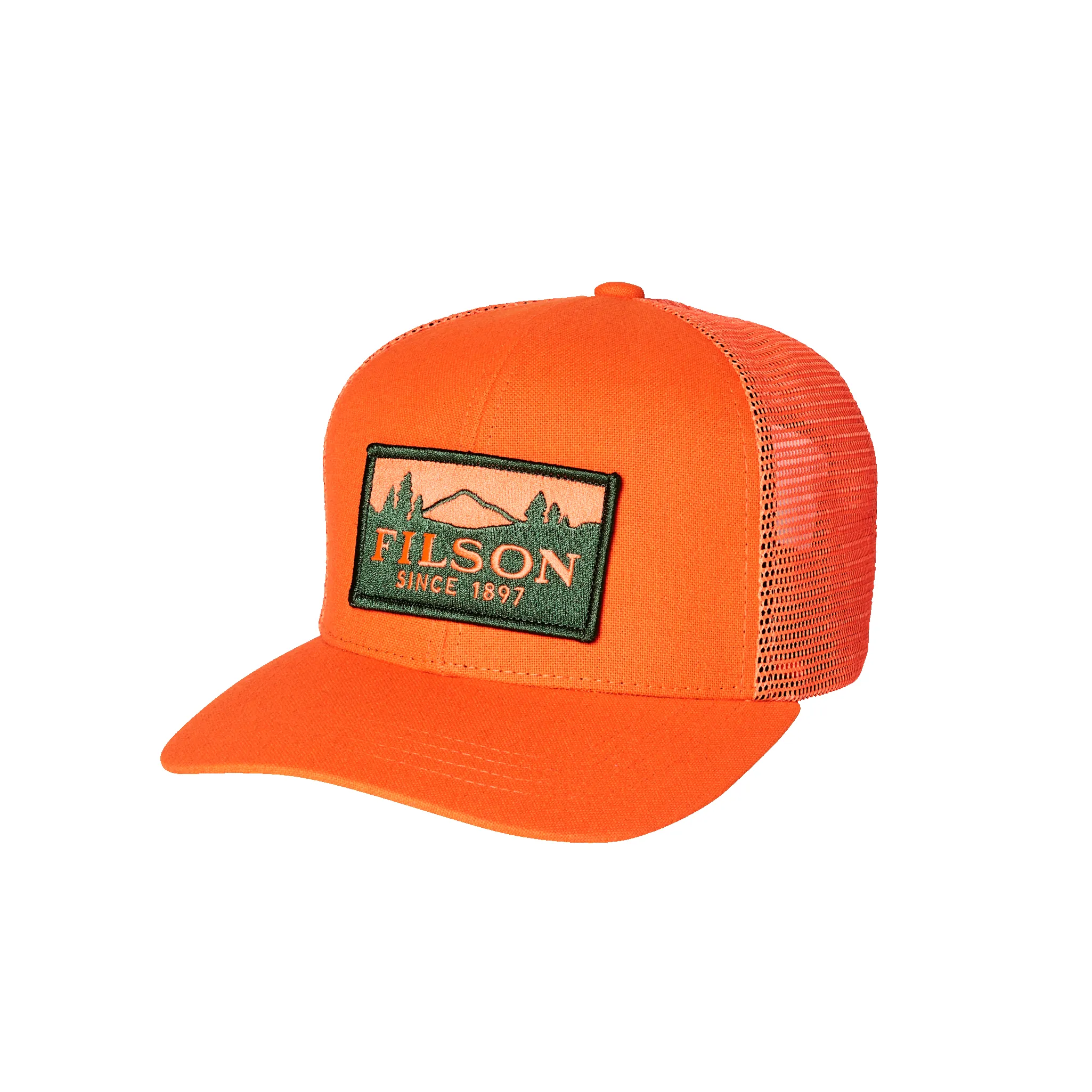 Logger Mesh Cap - Blaze Orange sold by Filson